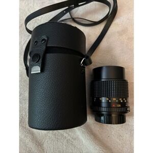 Minolta 135mm f/3.5 Telephoto Lens for Minolta MD Mount SLR Film Cameras w/ Case